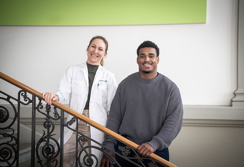 Sinisha Lüscher und Katja Leitner